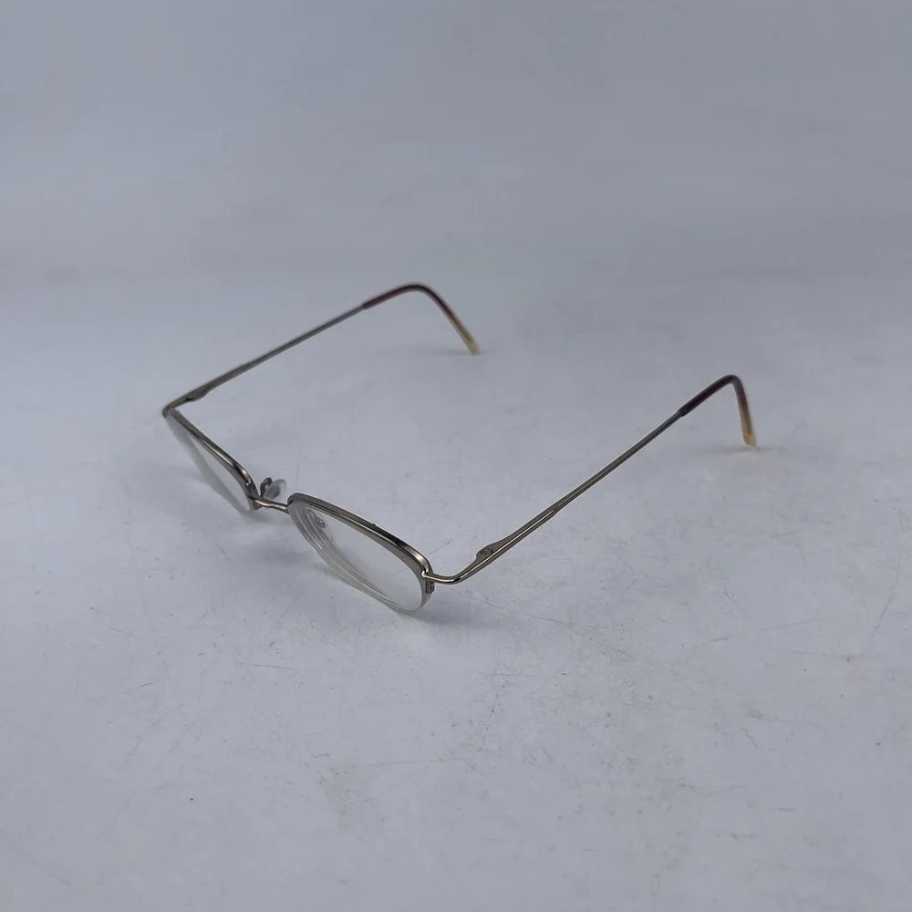 Chelsea Morgan CM 535 Women's Eyeglasses Frame Gold Metal Oval 47-20-135mm‎